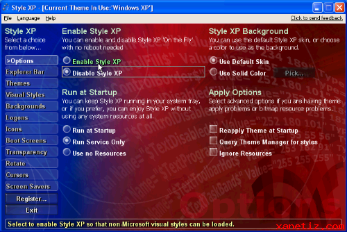 Installer un thme pour Windows XP